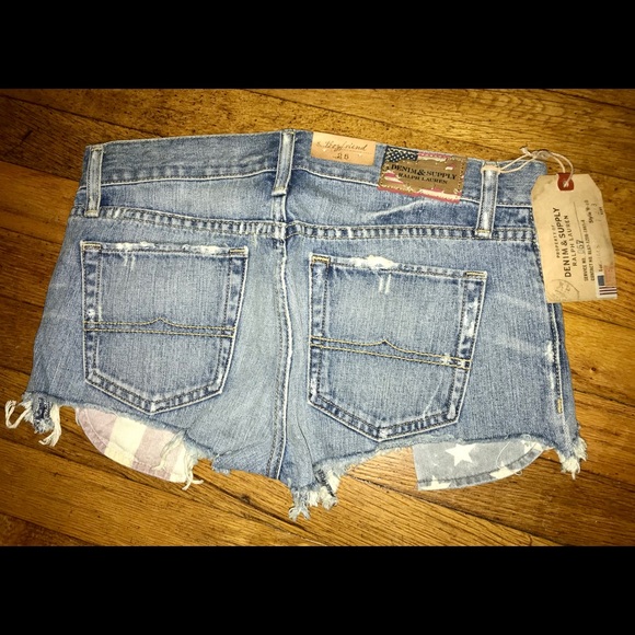 NEW Ralph Lauren Denim & Supply denim jean shorts - Picture 3 of 3
